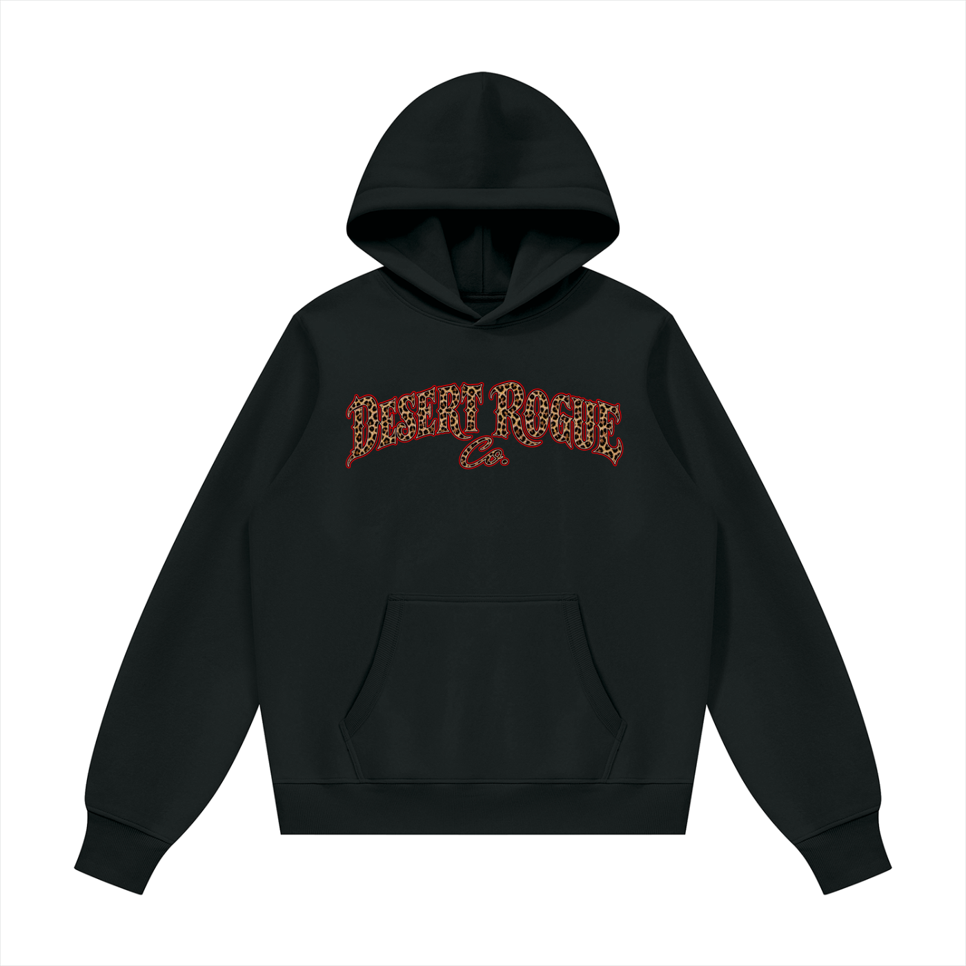 Cheetah Print DR co. Fleece Hoodie