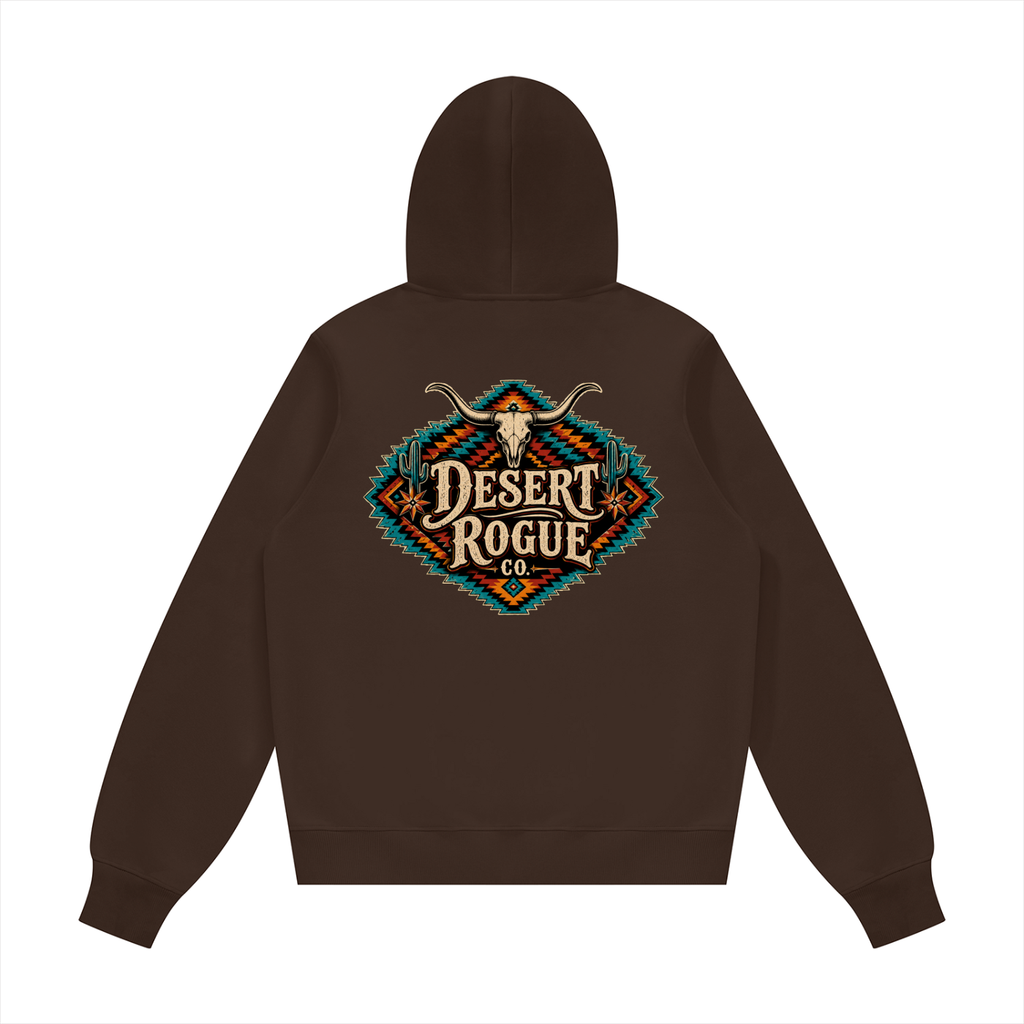Aztec Print DR co. Fleece Hoodie
