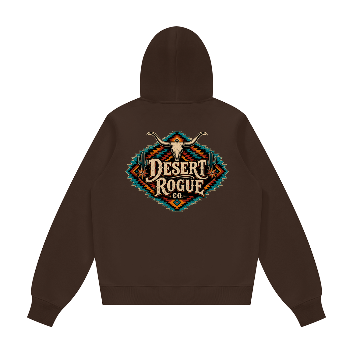 Aztec Print DR co. Fleece Hoodie