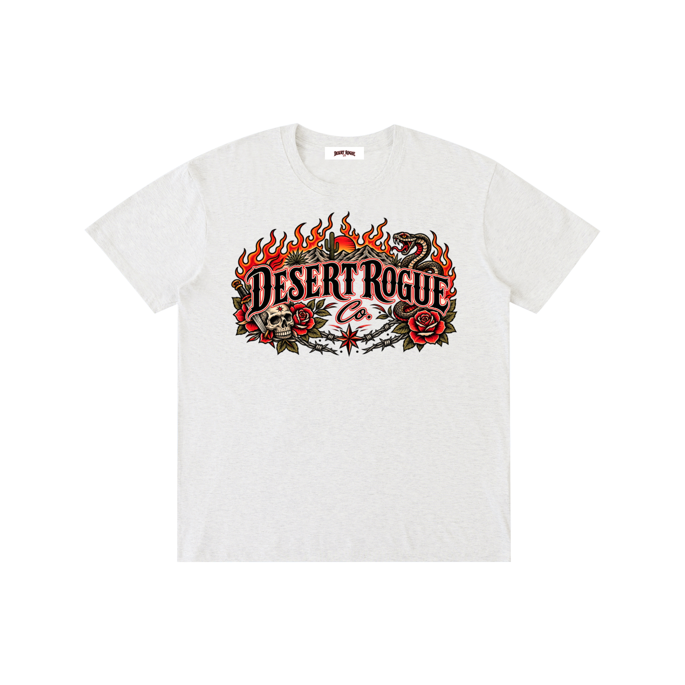 Desert Flames Cotton T-Shirt