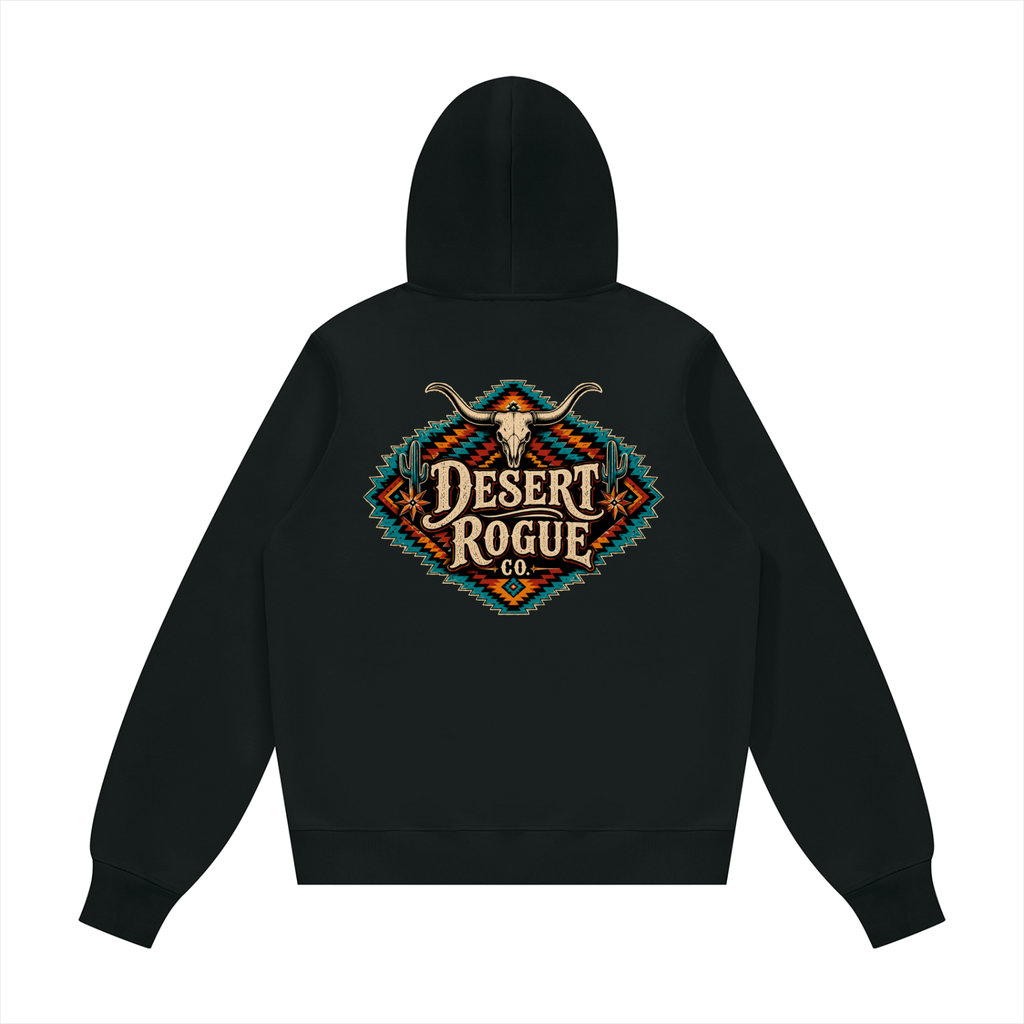 Aztec Print DR co. Fleece Hoodie