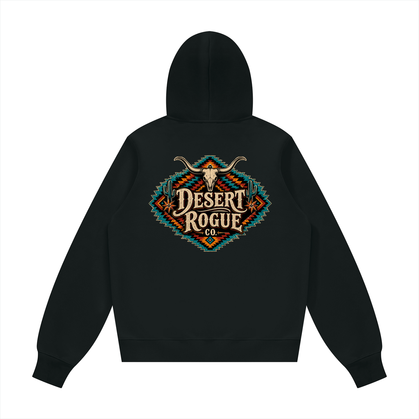 Aztec Print DR co. Fleece Hoodie