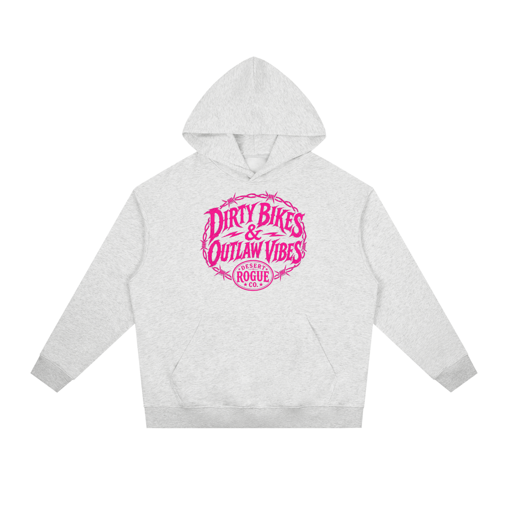 Outlaw Vibes Hoodie — Hot Pink