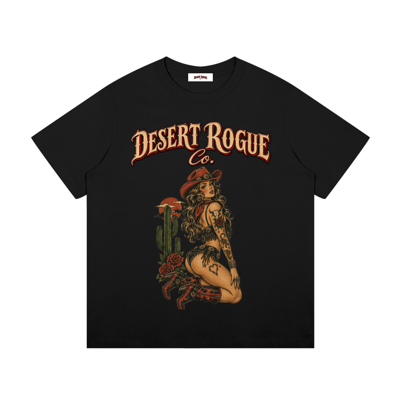 Trad Tatted Cowgirl DR co. T-Shirt