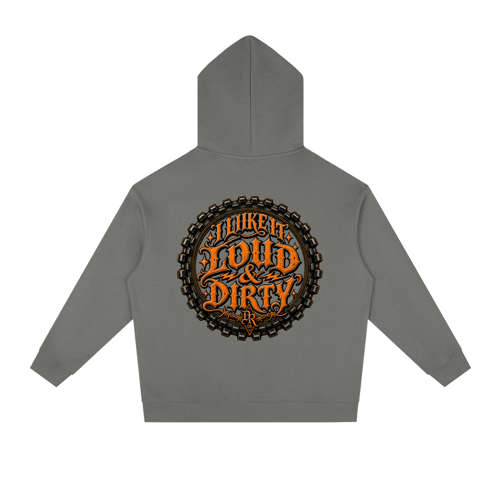 Loud & Dirty Hoodie — Burnt Orange
