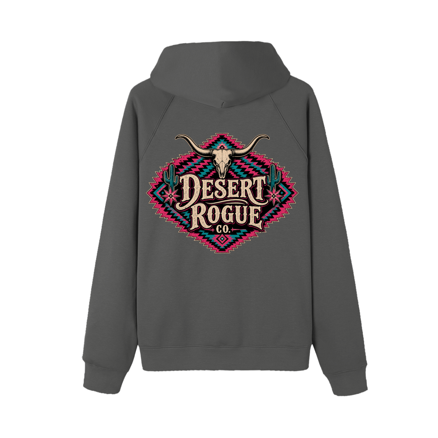 Pink Aztec DR co. Fleece Hoodie