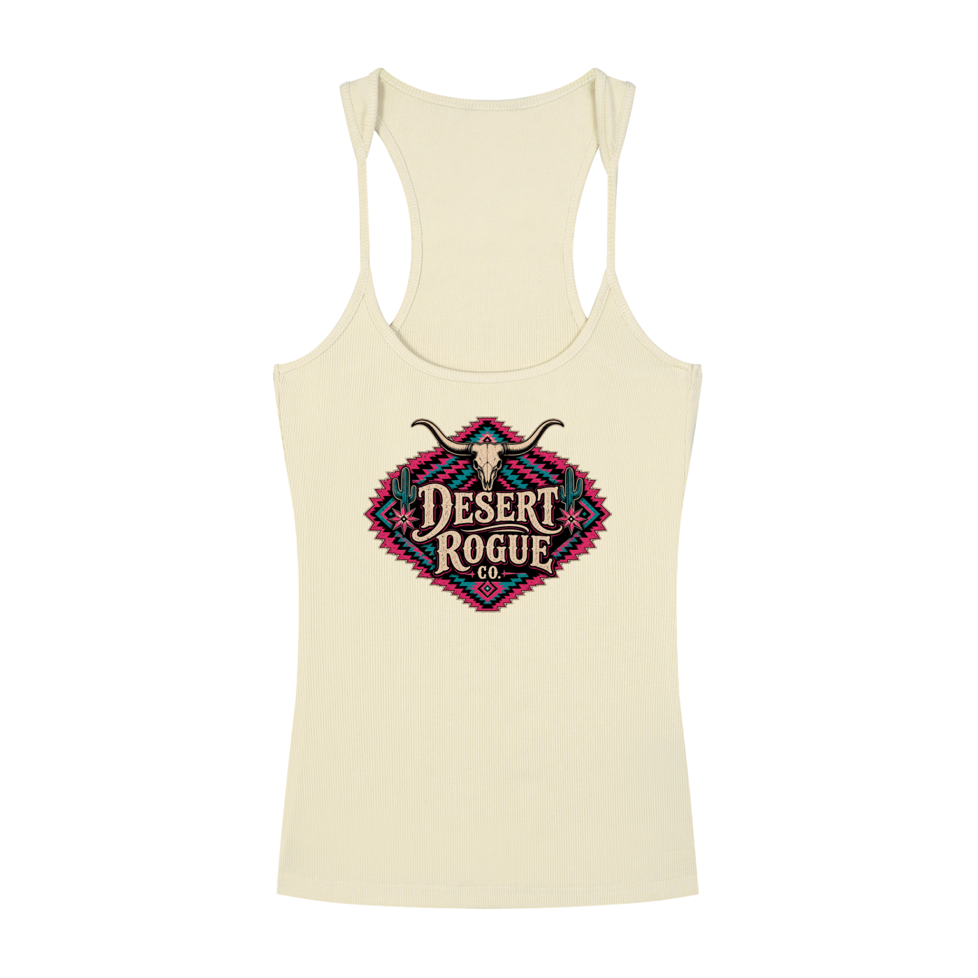 Pink Aztec DR co. Slim Fit Tank Top