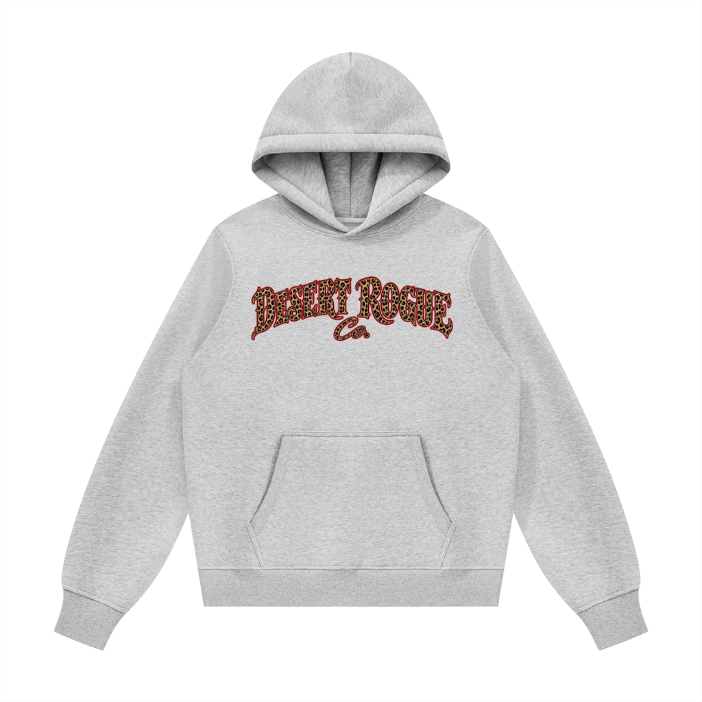 Cheetah Print DR co. Fleece Hoodie