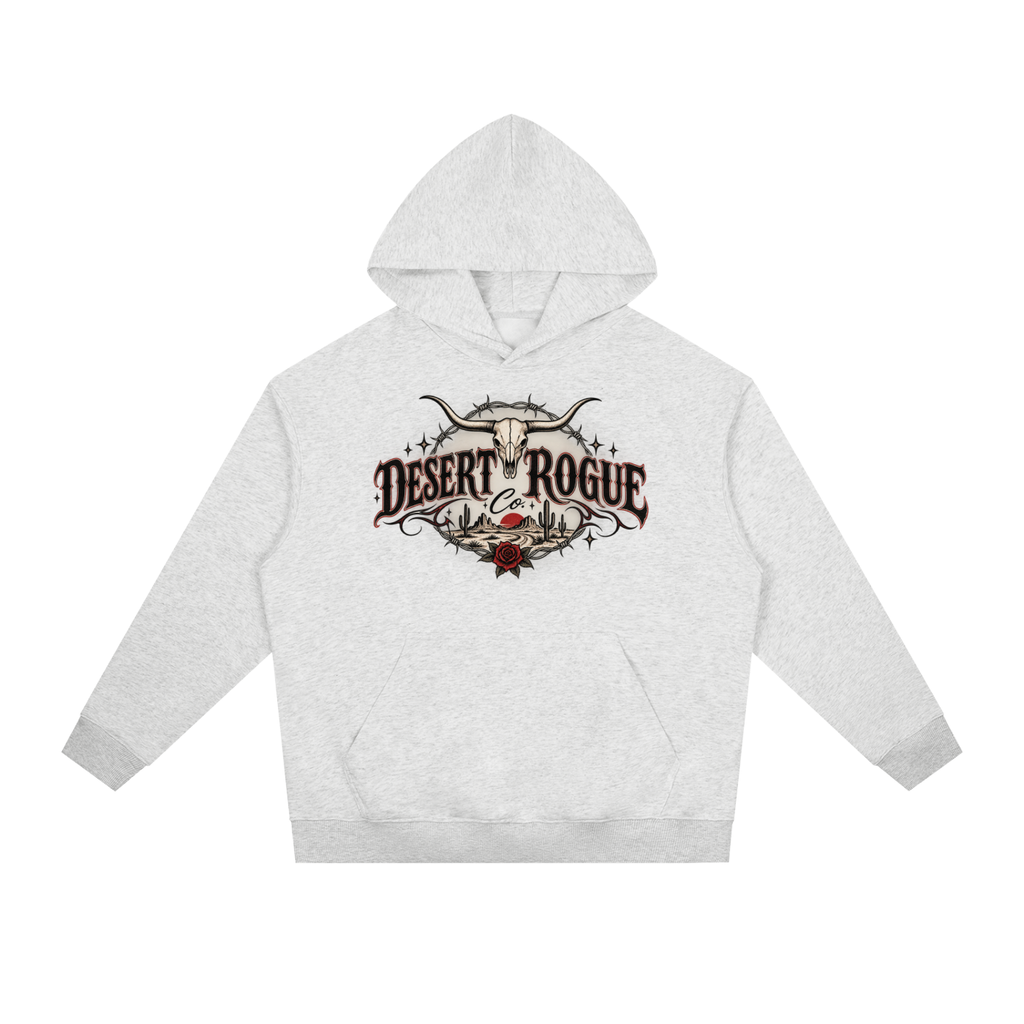 Bull Skull Barbwire DR co. Hoodie