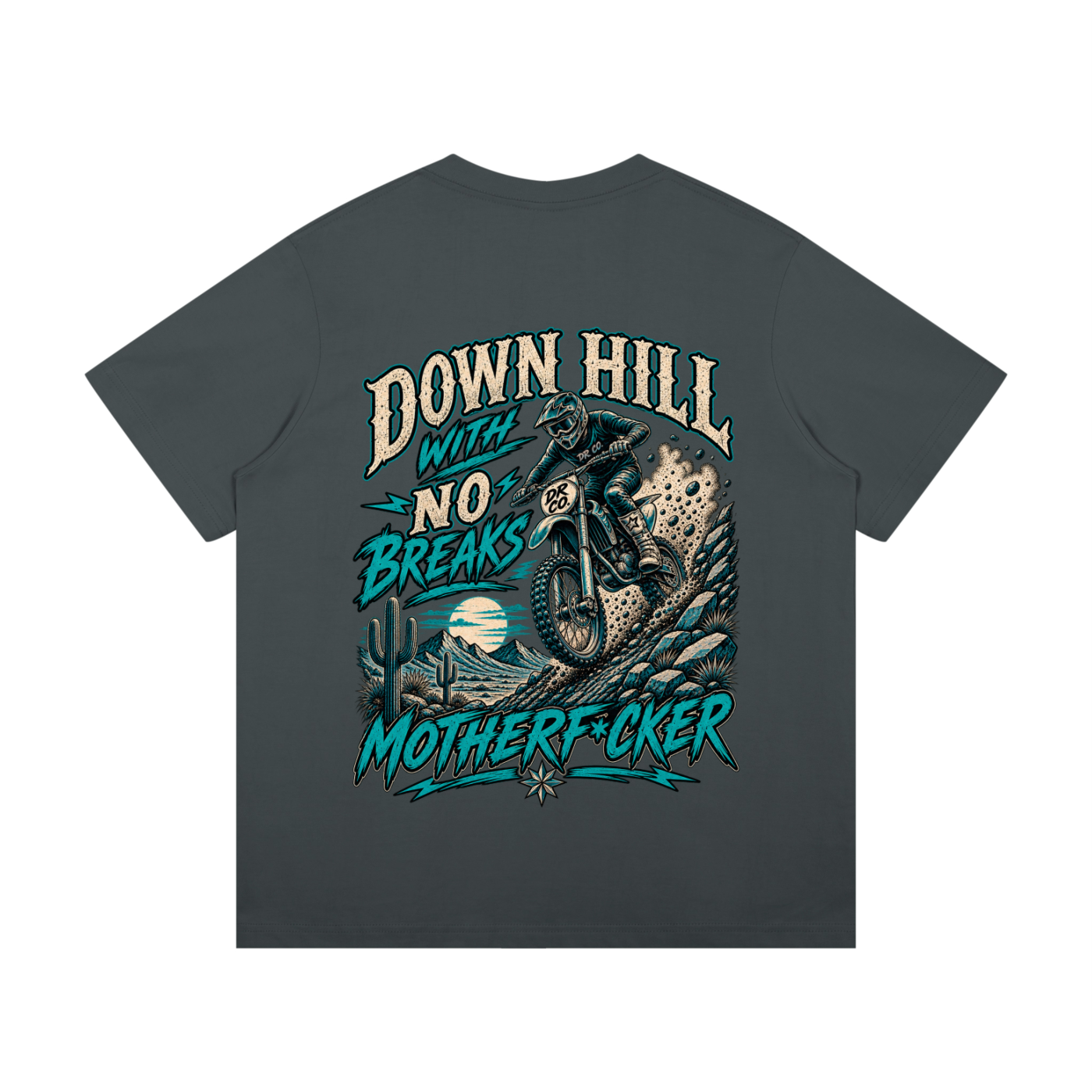 Downhill No Breaks Cotton T-Shirt