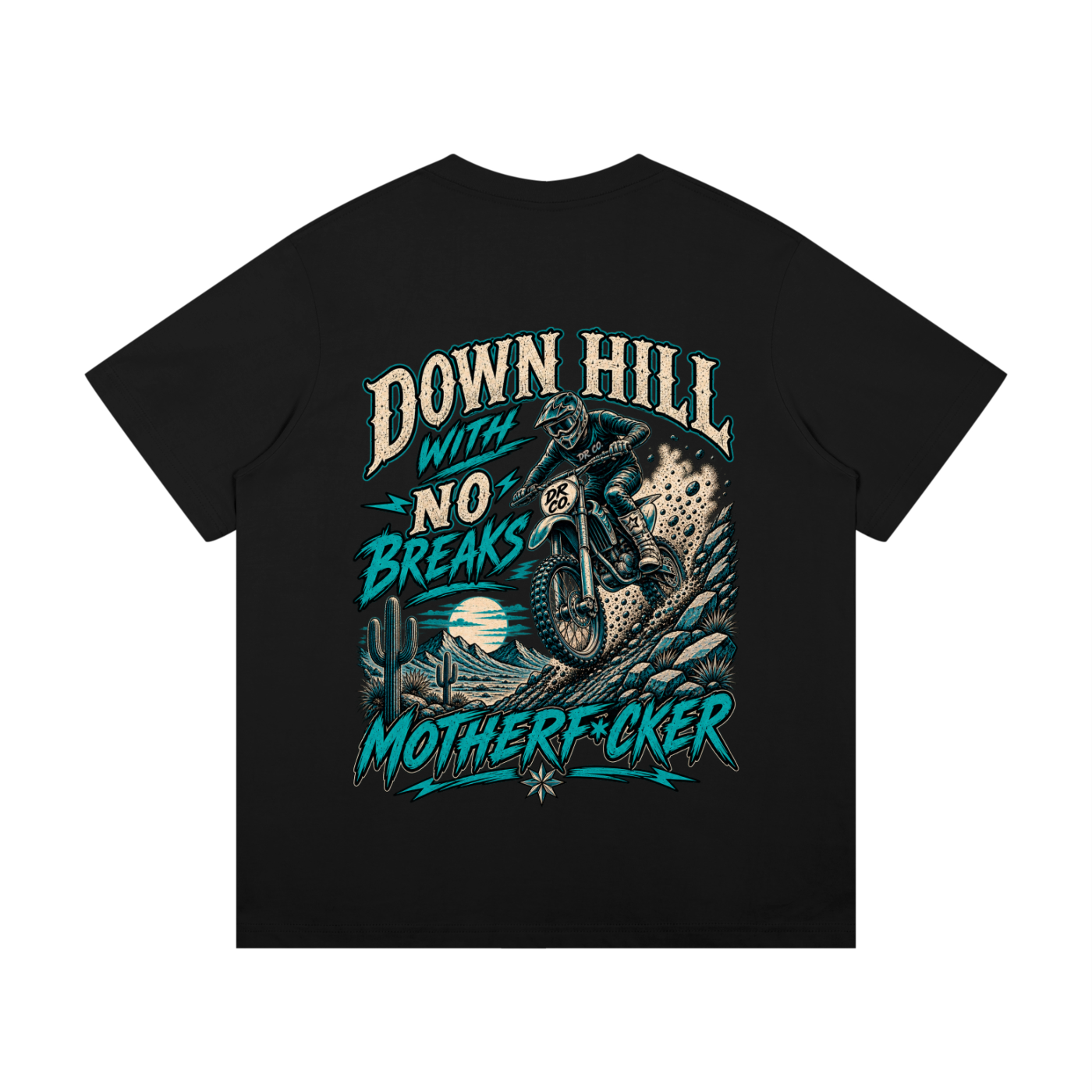 Downhill No Breaks Cotton T-Shirt