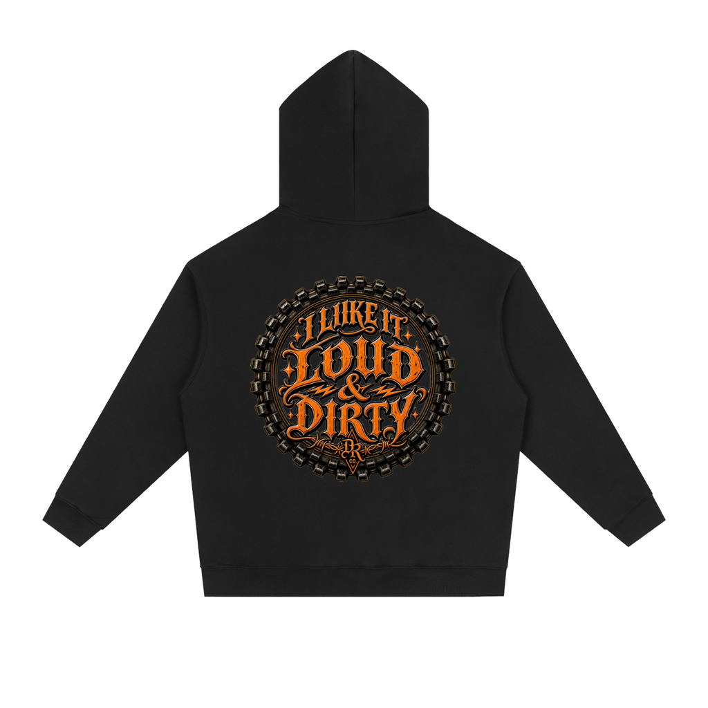 Loud & Dirty Hoodie — Burnt Orange