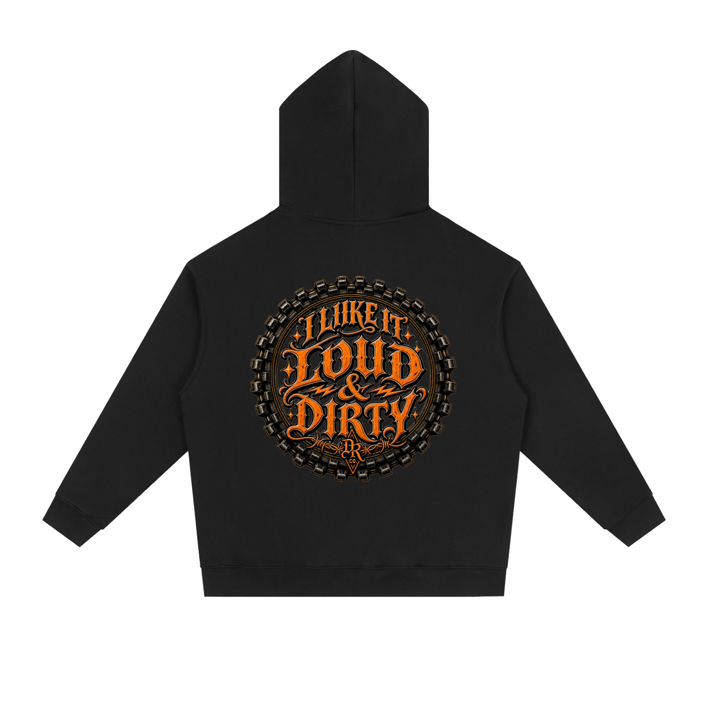 Loud & Dirty Hoodie — Burnt Orange