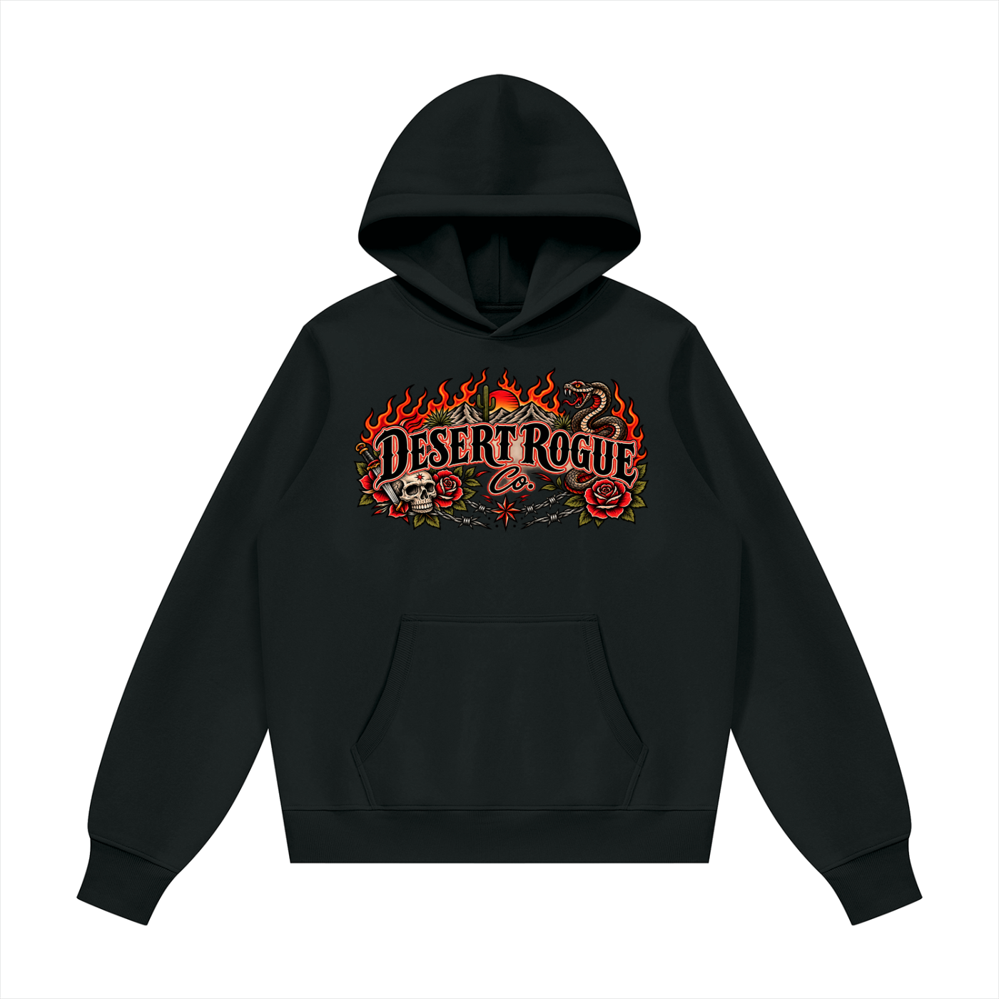 Desert Flames Fleece Hoodie