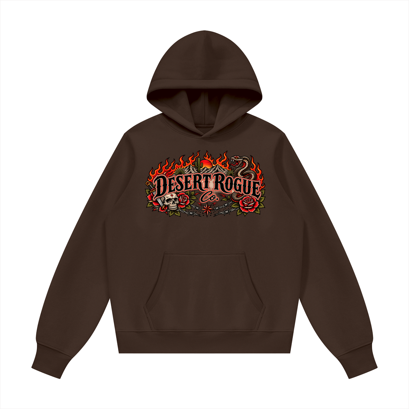 Desert Flames Fleece Hoodie