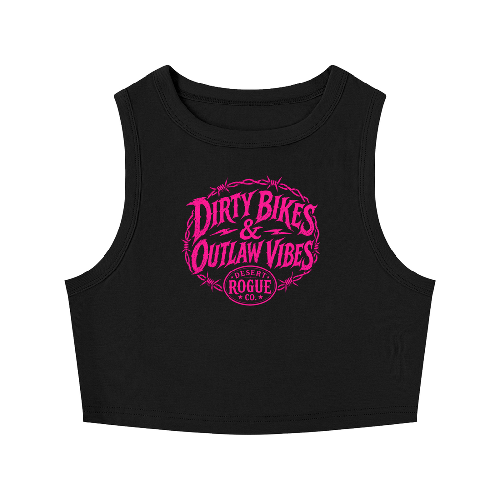 Hot Pink DR co. Tight Crop Tank Top