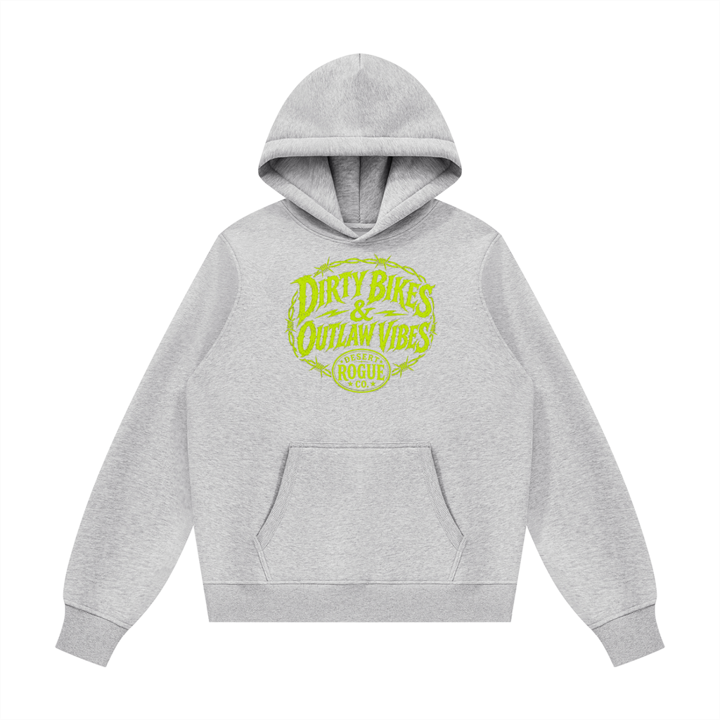 Outlaw Vibes Hoodie — Toxic Green