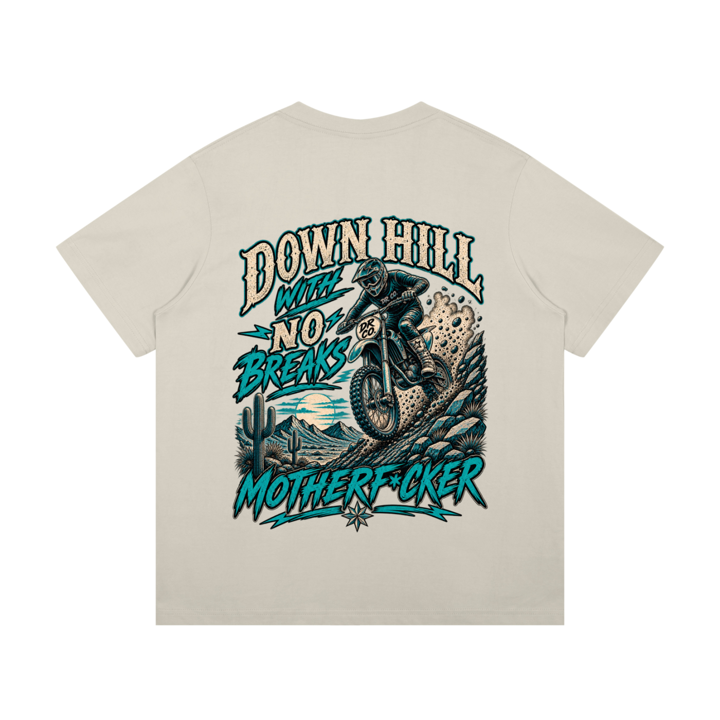 Downhill No Breaks Cotton T-Shirt