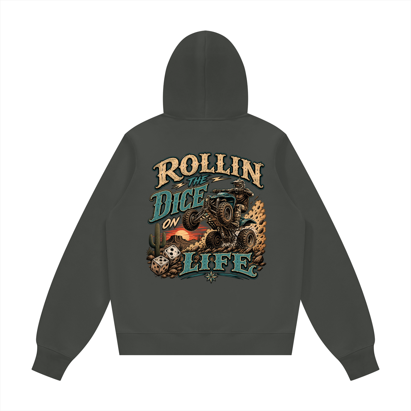 Quad Collection DR co. Fleece Hoodie