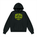 Lime Green Barbwire DR co. Fleece Hoodie