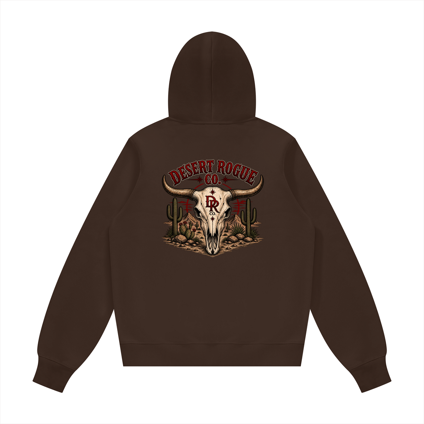 Bull Skull DR co. Fleece Hoodie