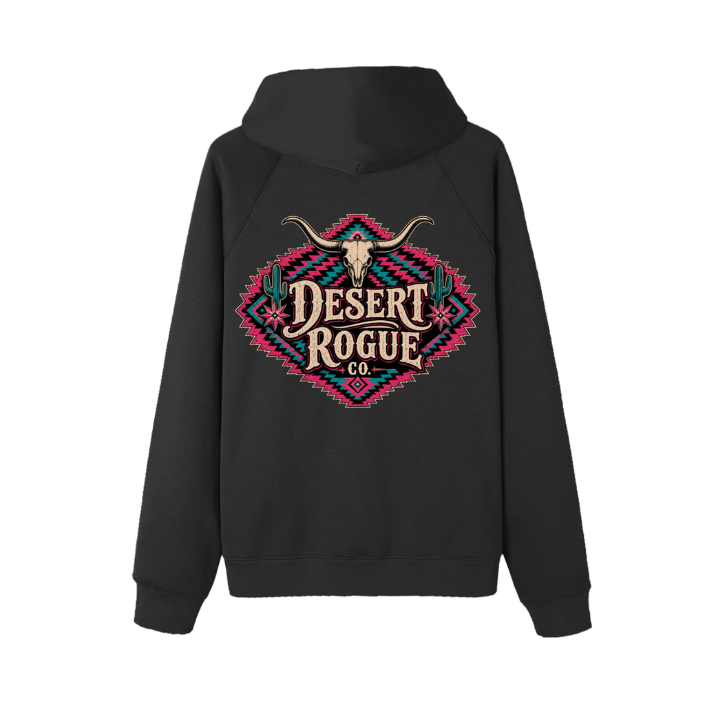 Pink Aztec DR co. Fleece Hoodie