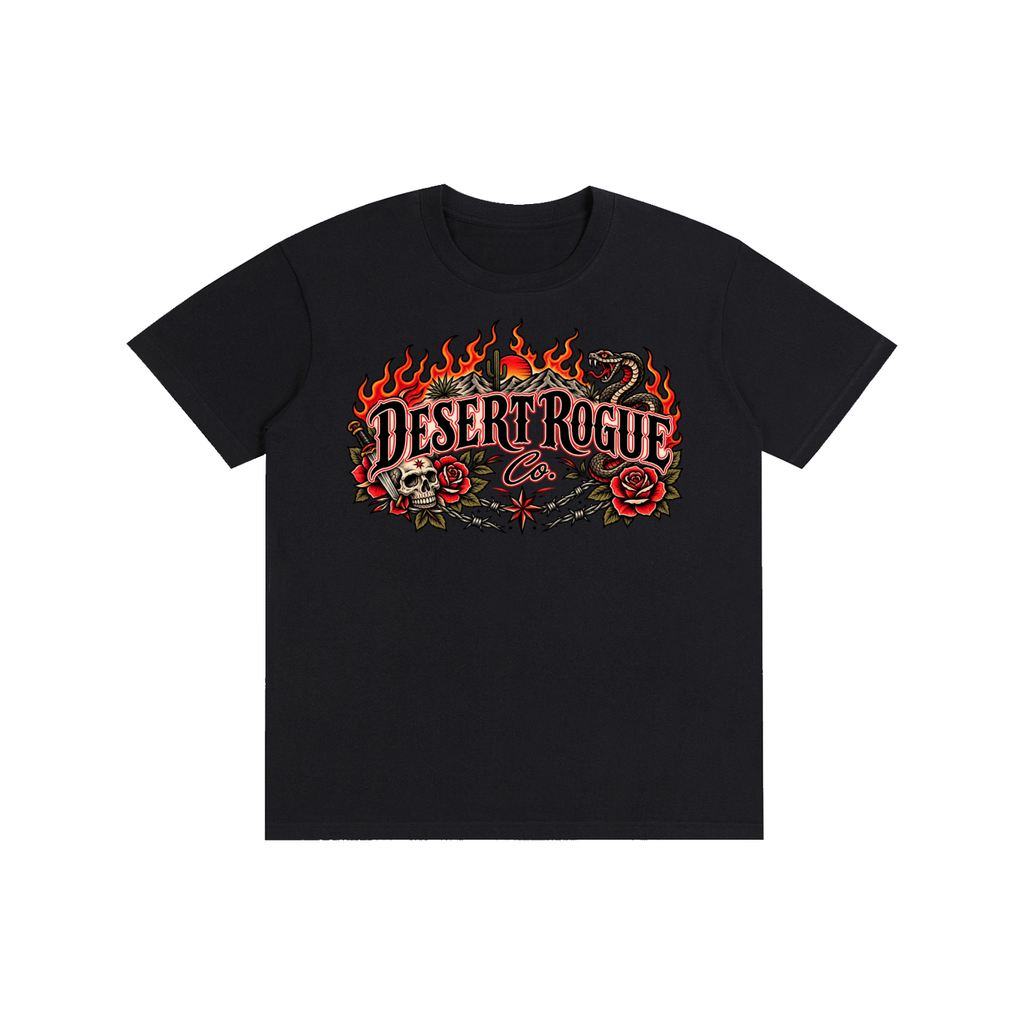 Desert Flames Cotton T-Shirt