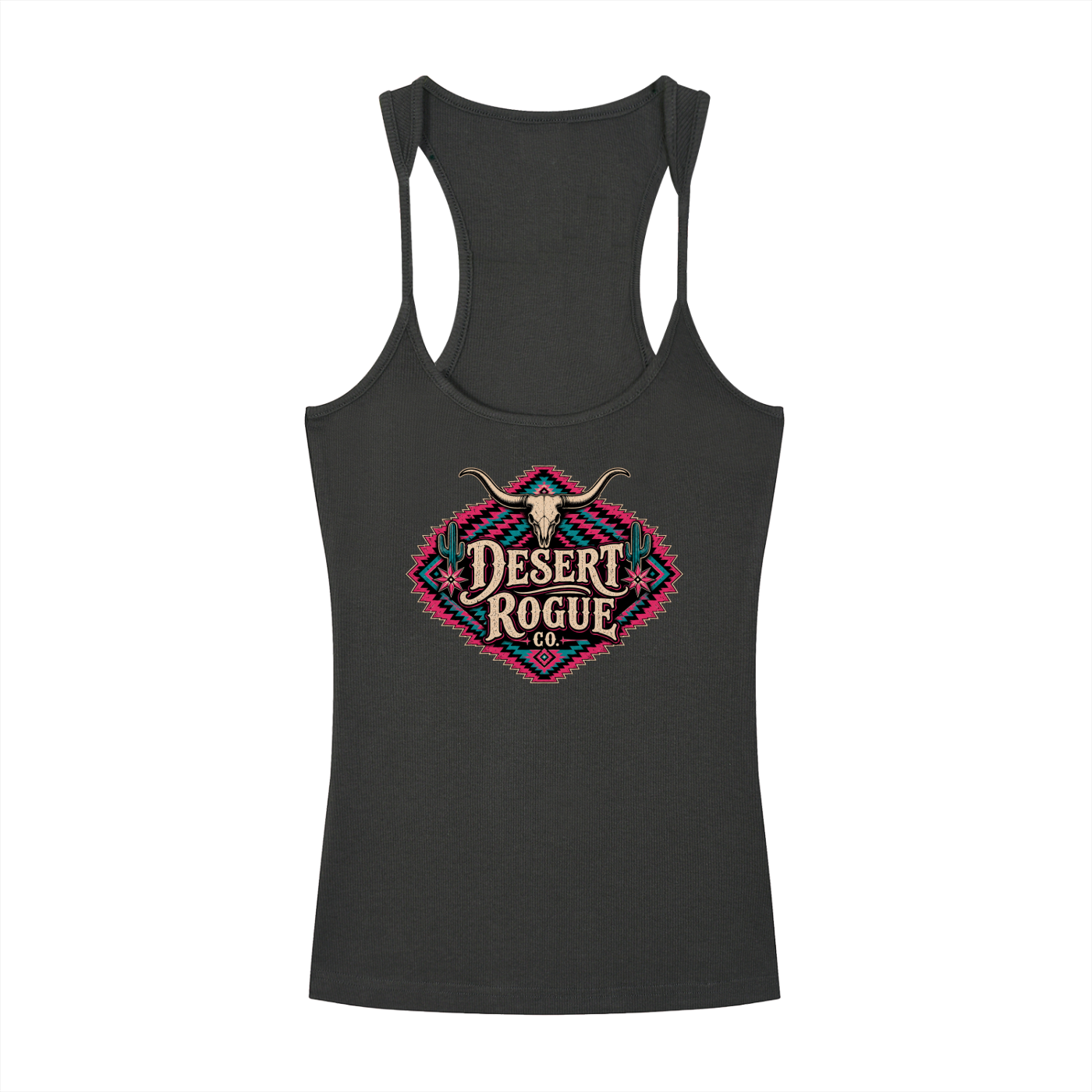 Pink Aztec DR co. Slim Fit Tank Top