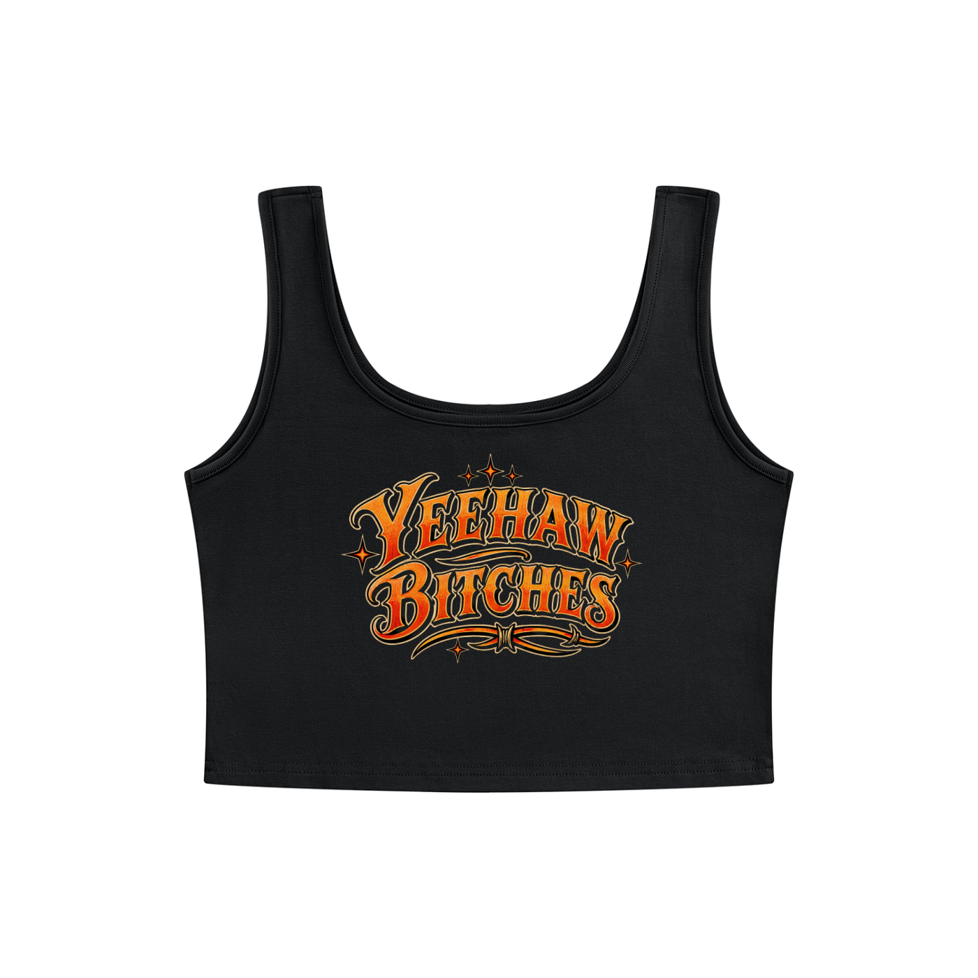 Yeehaw B*tches Cropped Tank Top