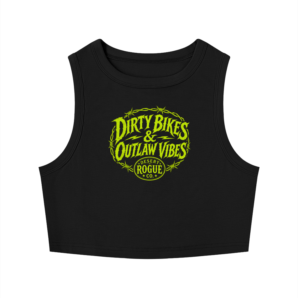 Lime Green DR co. Tight Crop Tank Top
