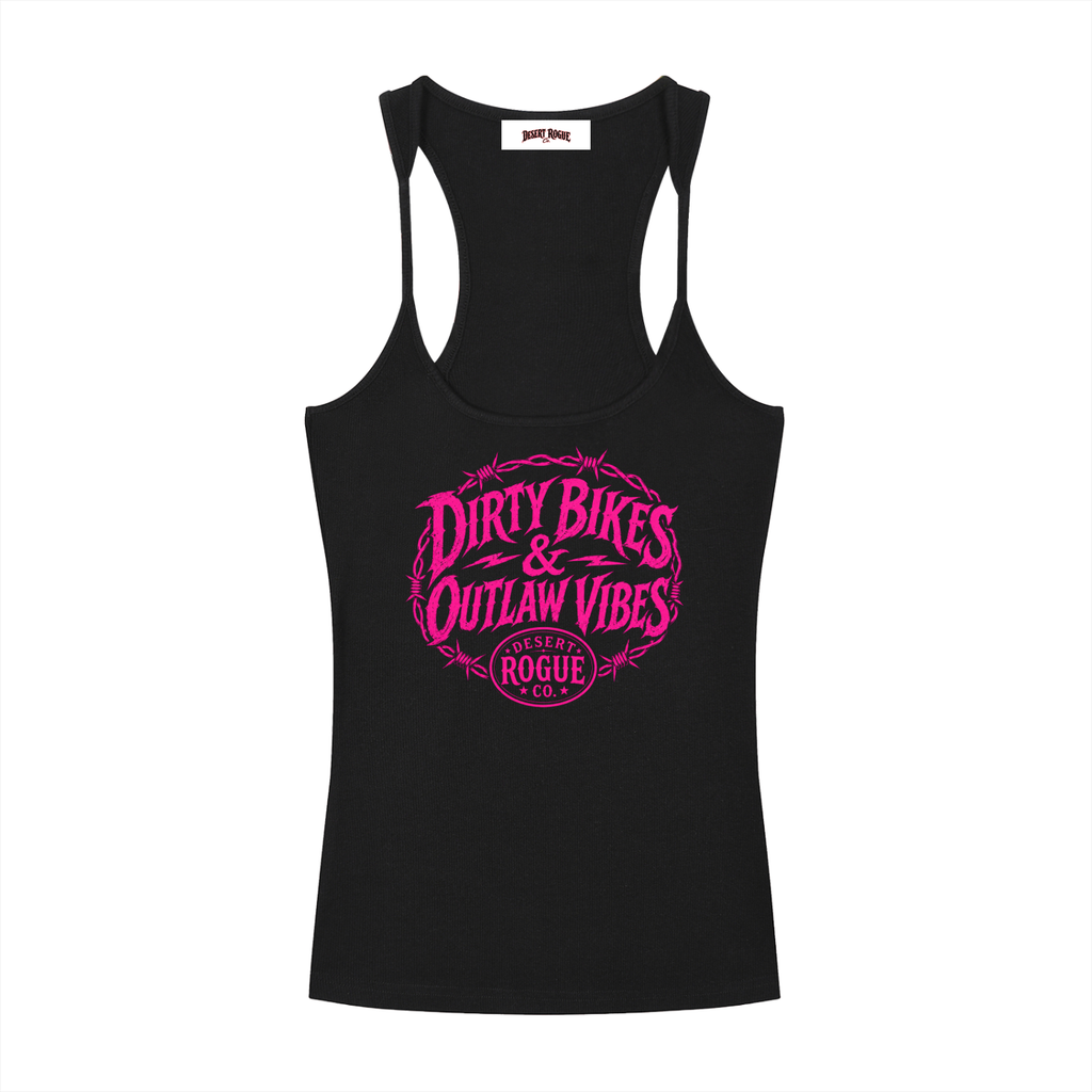 Hot Pink DR co. Slim Fit Racerback Tank Top