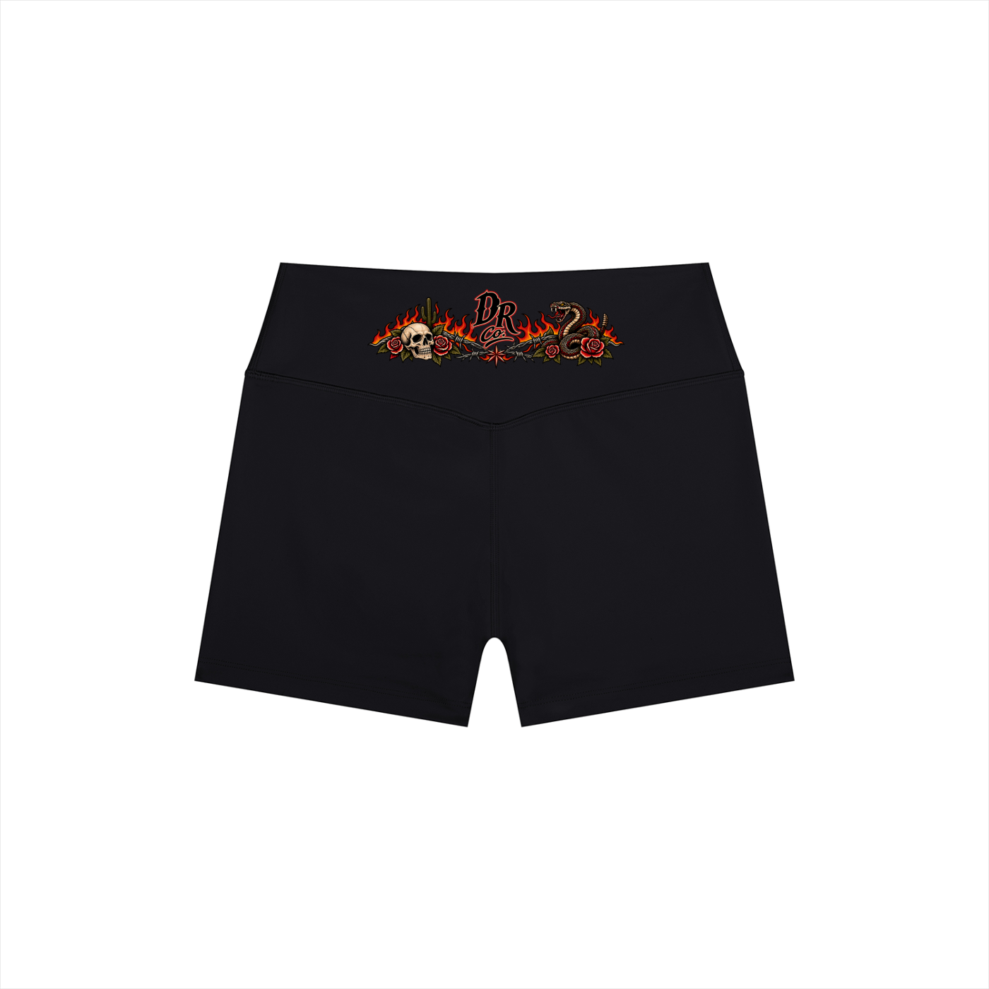 Desert Flames Biker Shorts