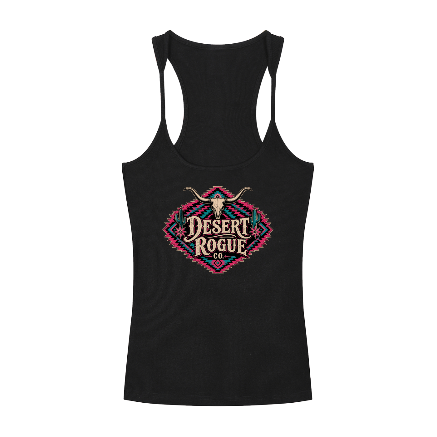 Pink Aztec DR co. Slim Fit Tank Top
