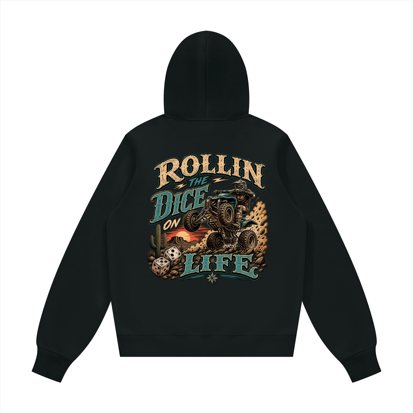 Quad Collection DR co. Fleece Hoodie