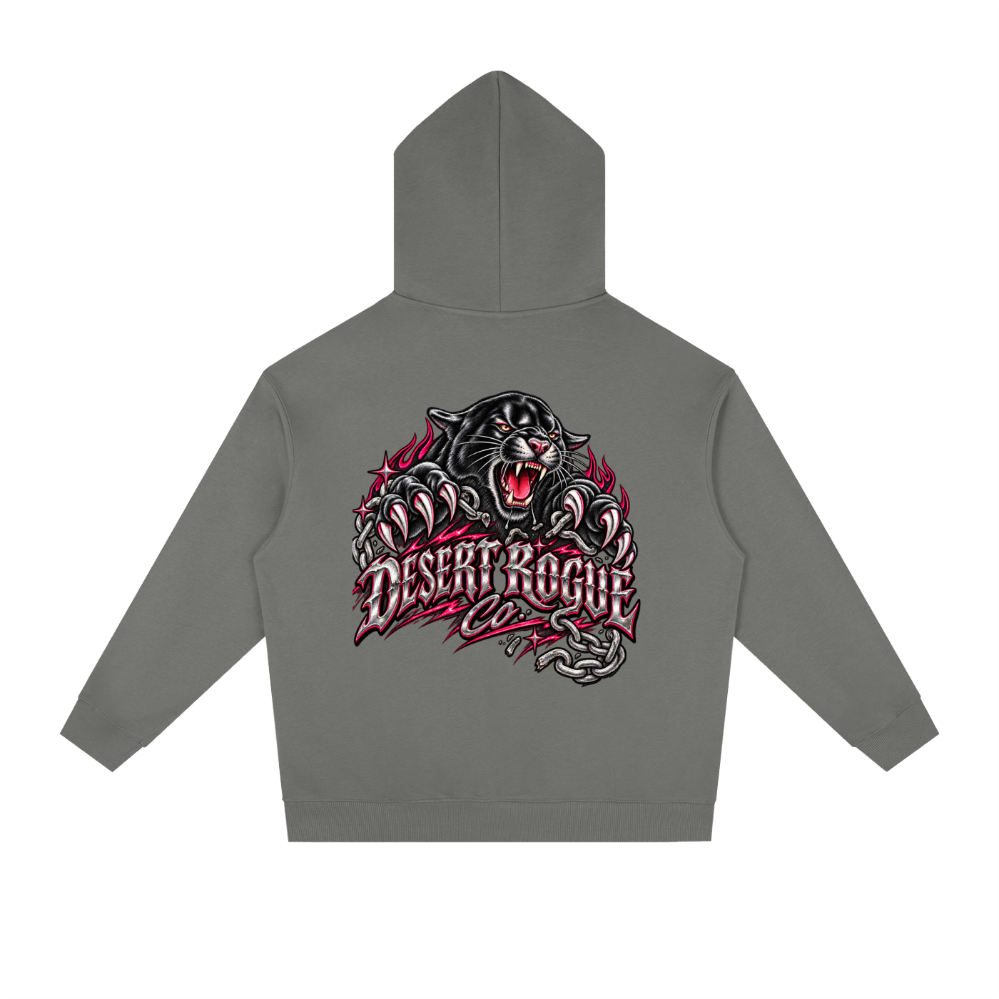 Pink Chrome Panther DR co. Hoodie