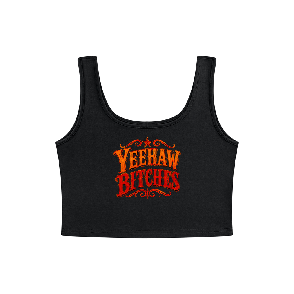 Yeehaw B*tches Cropped Tank Top