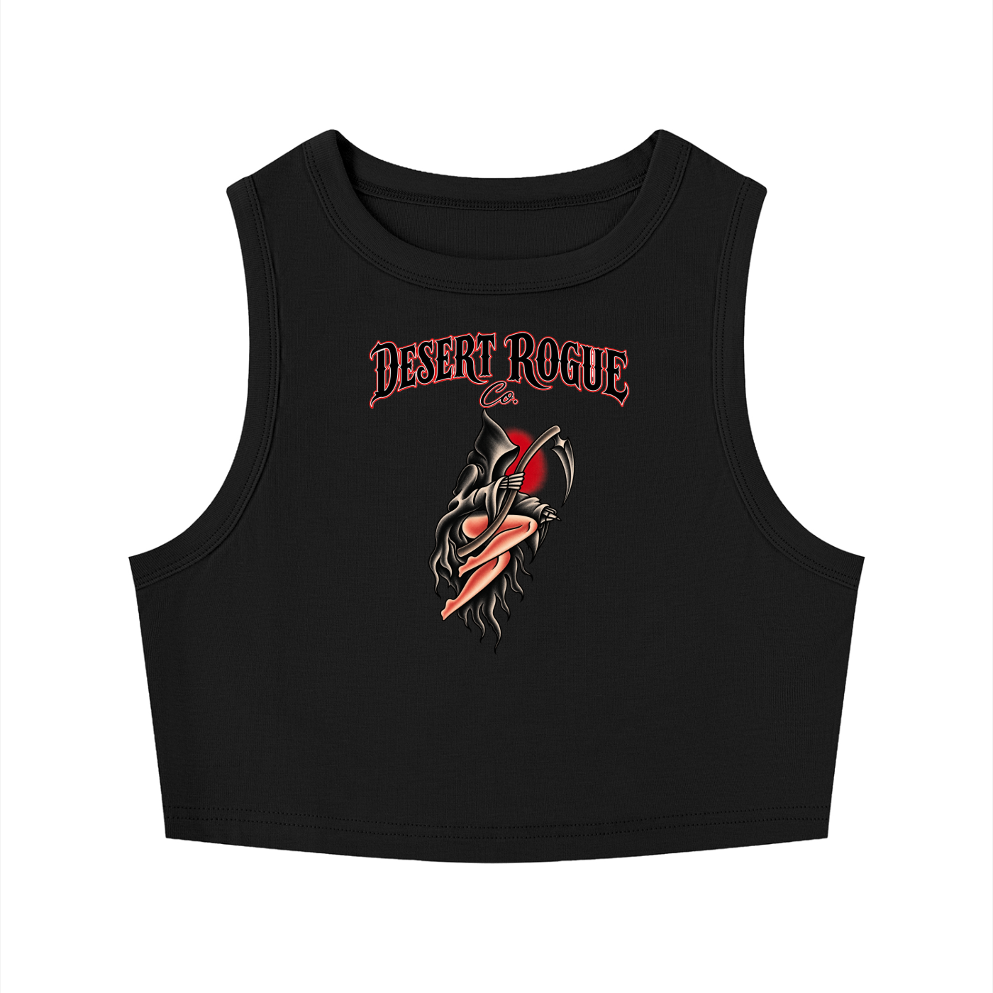 Lady Reaper Crewneck Crop Tank Top