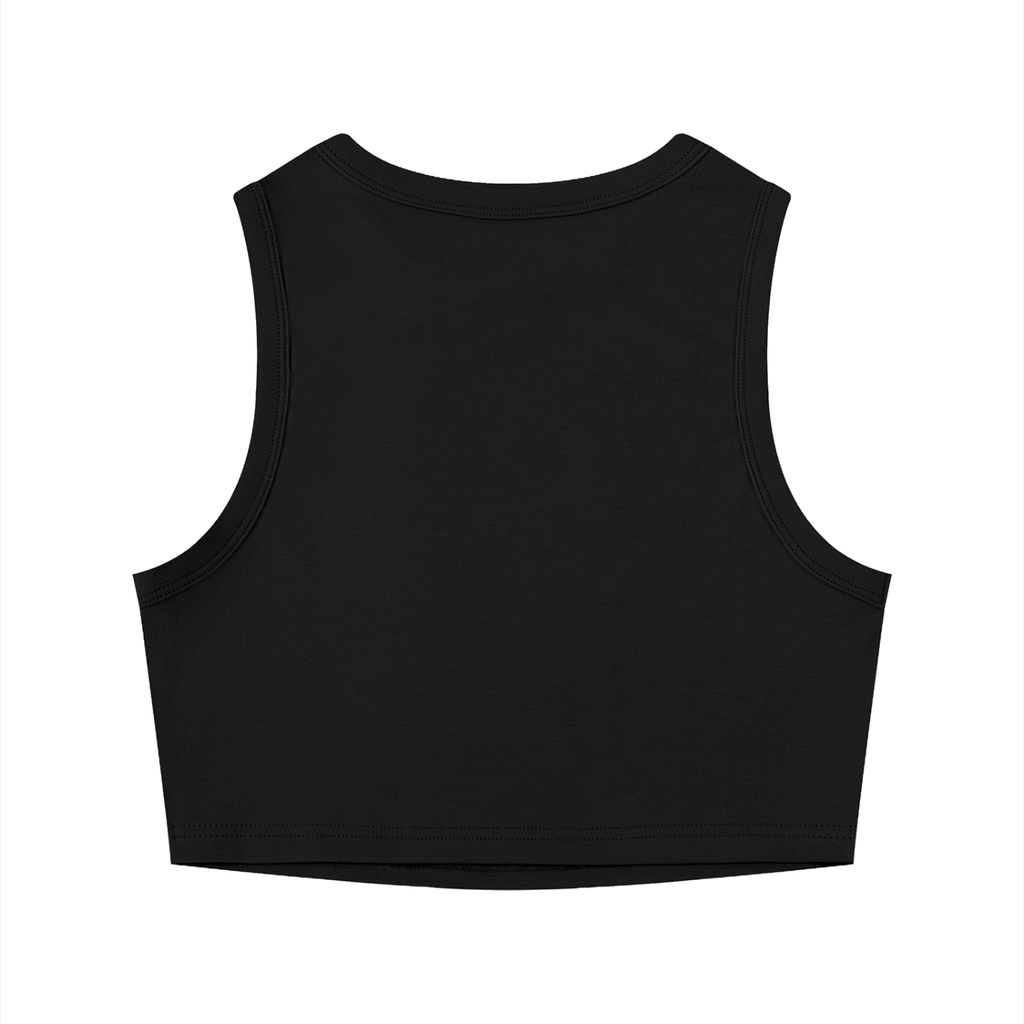 Outlaw Vibes Crop Tank — Toxic Green